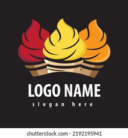 Creative Vector Ice Cream Logo Design