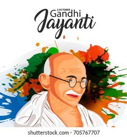 creative vector illustration for 2nd October Gandhi Jayanti with nice and beautiful design.