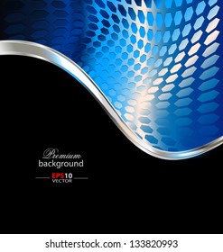 Creative vector illustration of the abstract art frame background