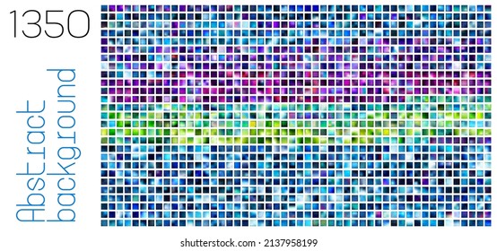 Creative vector illustration of abstract background gradient, blur big set. Art design blue, purple, green  blurred background collection template. 