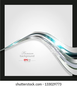 Creative vector illustration of the abstract frame background