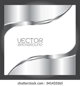 Creative vector illustration of the abstract frame on black   background