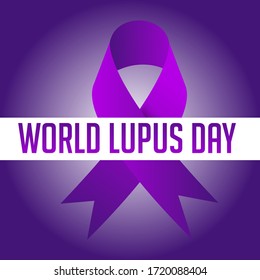 Creative Vector illustration of a Background Or Poster for World Lupus Day.