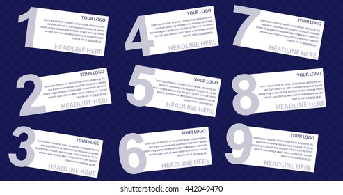 Creative vector illustration banner template design