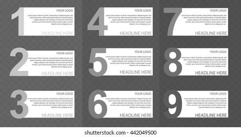 Creative vector illustration banner template design