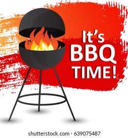 creative vector illustration of Barbecue party design,  invitation, logo. BBQ template menu design, Food flyer, advertisement, ad design.