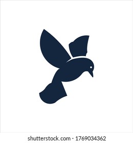 Creative vector illustration of a bird animal