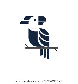 Kreative Vektorgrafik eines Vogels