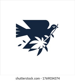 Creative vector illustration of a bird animal