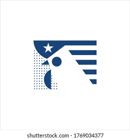 Ilustración vectorial creativa de un animal de ave