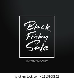Creative vector illustration for black friday sale in november. Can be used as web banner, background, brochure, sticker, tag, cover, poster, flyer, badge and shopping promotions. 