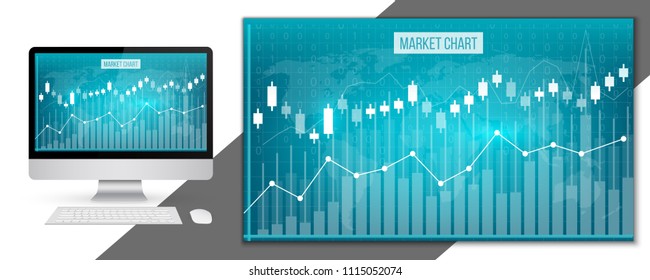 Creative vector illustration of business data financial charts. Finance diagram art design. Growing, falling market stock analysis graphics set. Concept graphic report element. Profit summary tools