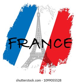 Creative Vector illustration, card, banner or poster for the French National Day. 14 th of July. Happy Bastille Day