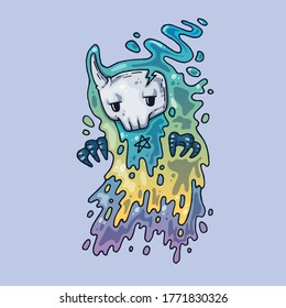 Creative Vector Illustration. Cartoon art for web and print.