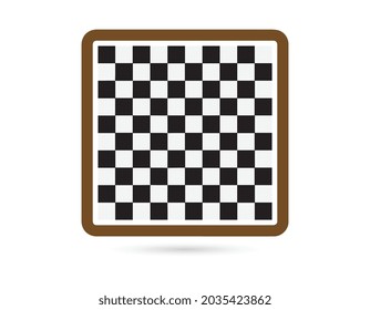 Ilustración vectorial creativa del tablero de ajedrez. Diseño artístico a cuadros, tablero de ajedrez, aviones. Elemento gráfico de concepto abstracto