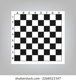 Creative vector illustration of chess board set isolated on transparent background. Art design checkered, checkerboard, chessboard. Abstract concept graphic element