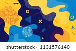 Creative vector illustration of children cartoon color splash background. Art design trendy 80s-90s memphis style. Geometric line shape pattern. Abstract concept graphic playground banner element