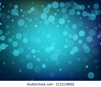 Creative vector illustration of circular shining bokeh isolated on transparent background. Art design colorful glitter vintage magic lights. Abstract concept graphic element