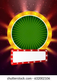 creative vector Illustration of colorful casino chips .