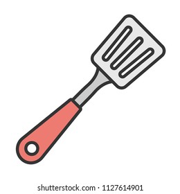 creative vector illustration colorful flat line kitchen turner icon design