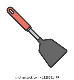 creative vector illustration colorful flat line Kitchen sort turner icon design