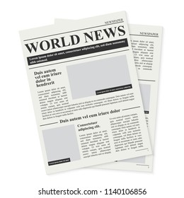 Newspaper Headline Template High Res Stock Images Shutterstock