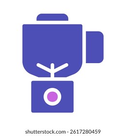 Creative Vector Illustration of an Electric Blender