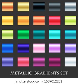 Creative vector illustration of gradient collection. Art design background.