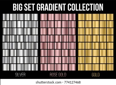 Creative vector illustration of gradient collection. Art design background texture. Abstract concept graphic element.