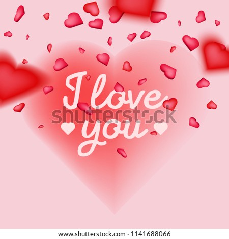 Creative vector illustration of heart confetti, happy valentines petals falling isolated on transparent background. Art design for women day. Abstract concept graphic seamless element pattern
