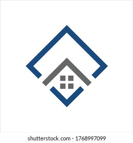 Creative vector illustration of a house or building. good for housing companies, construction, real estate, renovations etc.