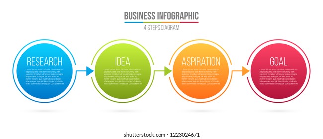 Ilustración vectorial creativa de las opciones de paso de línea infográfica aisladas en segundo plano. Plantilla de negocio del gráfico de información de diseño de arte. Diseño de flujo de trabajo gráfico conceptual abstracto, presentación elemento de banner