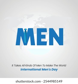 Creative Vector illustration of International Men's Day 