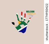 Creative Vector Illustration of International Nelson Mandela Day, which is celebrated on his birth anniversary 18th July.