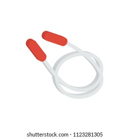 creative vector illustration isometric colorful sports icon skipping rope design