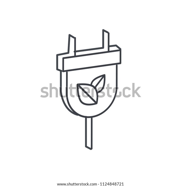 Creative Vector Illustration Isomorphic Black White Stock Vector ...