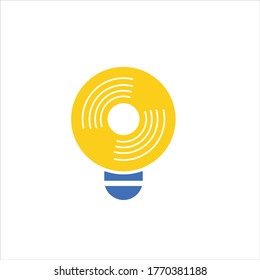creative vector illustration of lights and other elements combined