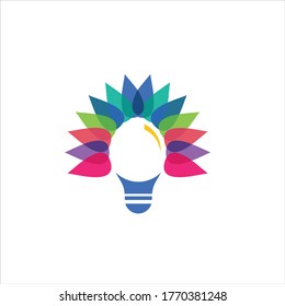 ilustración vectorial creativa de luces y otros elementos combinados