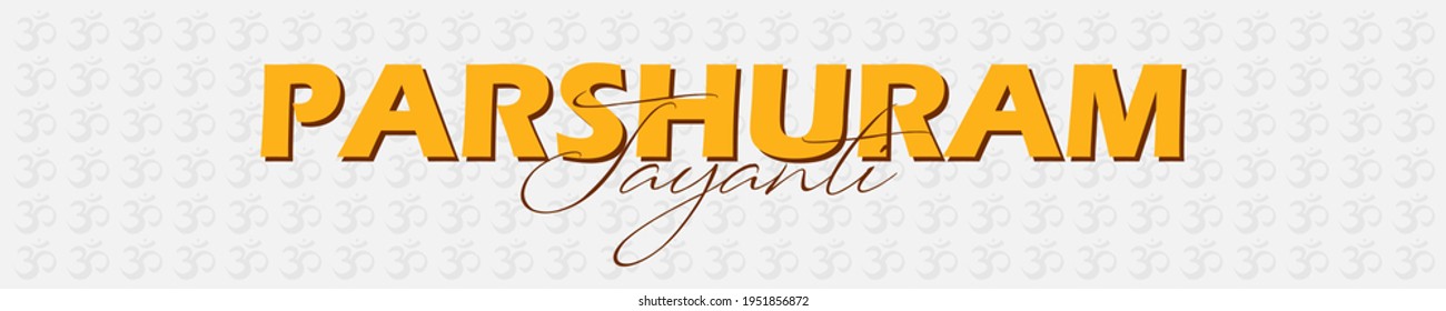 Ilustración vectorial creativa de Lord Parshuram Jayanti. arma Farsa (ax) con Text Parshuram Jayanti