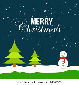Creative vector illustration of Merry Christmas! Happy Christmas Card, banner or poster