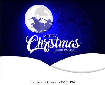 Creative vector illustration of Merry Christmas! Happy Christmas Card, banner or poster