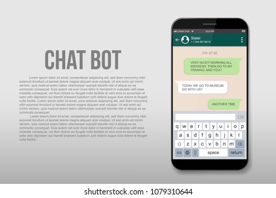 Creative vector illustration of messenger window. Social network talking art design. Mobile phone live chat boxes. Smartphone online app. Compose dialogues mockup. Abstract concept graphic element.