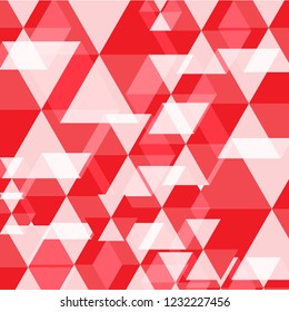 Creative vector illustration red polygon abstract. Red abstract textures.