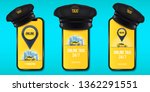 Creative vector illustration of retro classic taxi driver cap with visor isolated on transparent background. Art design template. Abstract concept graphic element.