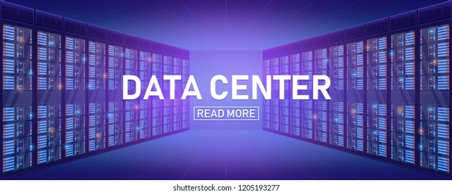 Creative vector illustration of server rack room, big data bank center isolated on transparent background. Art design web hosting technology. Abstract concept graphic computer service element