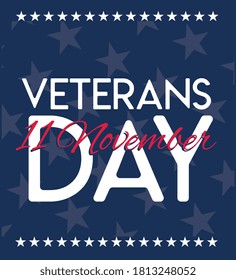 Ilustración vectorial creativa del Día de los Veteranos. Honrando a todos los que sirvieron