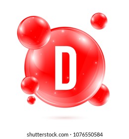 Creative vector illustration of vitamin D. Cholecalciferol drop pill capsule. Nutrition care. Art design. Abstract concept graphic beauty treatment nutrition skin care element.
