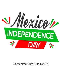 Creative vector illustration of Viva Mexico, traditional mexican phrase holiday, lettering vector illustration