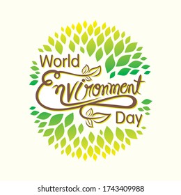 creative vector illustration of world environment day banner design