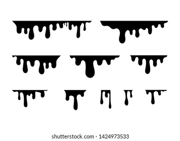 creative vector image with black blots